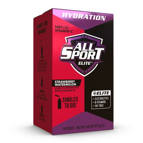 All Sport Sports Drink Mix Product Categories Elite Hydration Drink Mix