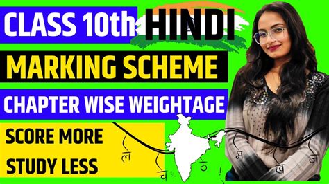 Class Hindi Blueprint Chapterwise Weightage Cbse Exam