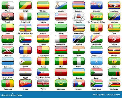 African Flags And Names