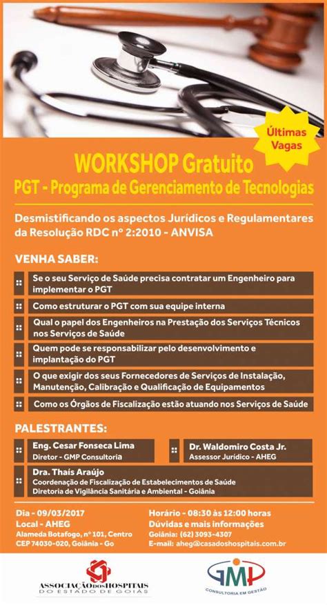 Aheg E Gmp Promovem Workshop Sobre Programa De Gerenciamento De