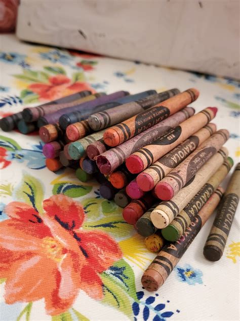 Vintage Box Crayola Crayons No S Etsy