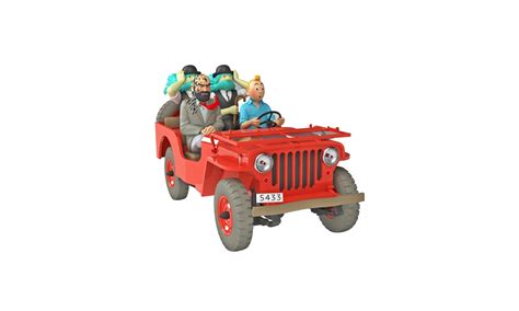 Tintin Car N47 The Desert Jeep Willys MB 1943 1 24 Vehicles Tintin