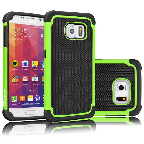 Galaxy S7 Case Samsung S7 Cover Tekcoo Tmajor Green Black Shock