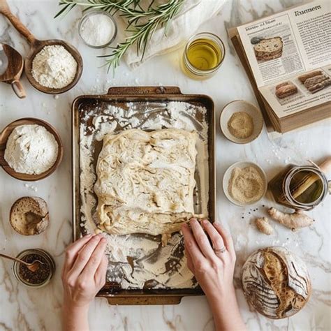 baking preparation table image   stockcake