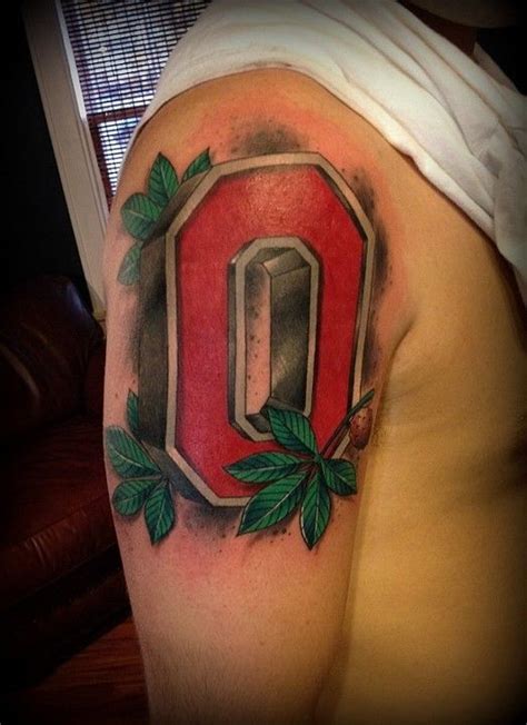 Block O In Amazing Detail — Osu Buckeye Tattoo With Images Ohio