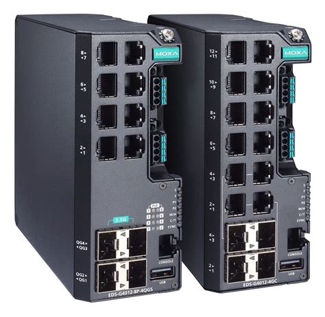 New Moxa EDS 4000 And G4000 Series Of Industrial Ethernet Switches Are