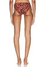 Wolford Side String Gold Bubble Bikini Bottom In Bronze Print Fwrd