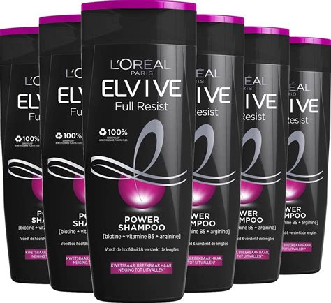 L Oréal Paris Elvive Full Resist Shampoo 6 x 250ml Multipack Pour