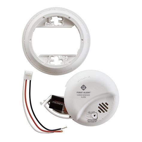 First Alert Co Bn Hardwired Carbon Monoxide Alarm With Battery Back Up