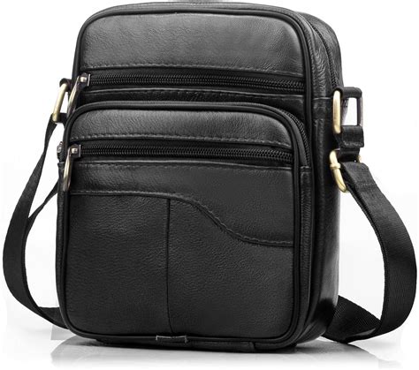 Spaher Handtasche Herren Tasche Leder Umhaengen Handgelenktasche Herren