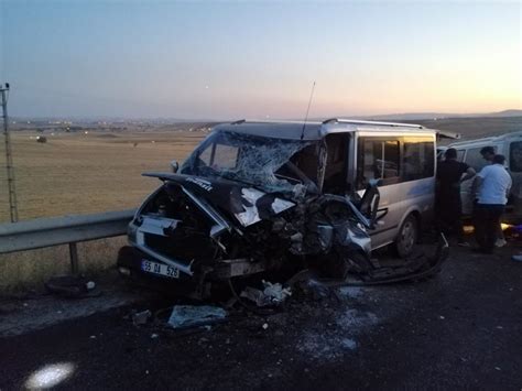 Ankara Ubuk Aban Z Kara Yolunda Zincirleme Trafik Kazas Yaral