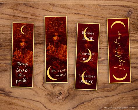 Crescent City Bookmarks Sarah J Maas Bookmarks Bookmarks Etsy