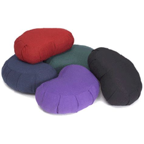 Crescent Shaped Cotton Meditation Cushion