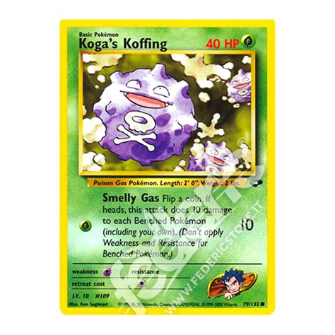 079 132 Kogas Koffing Comune Unlimited ENG MINT Federicstore