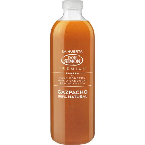 La Huerta Gazpacho Premium Natural Botella L Don Simon