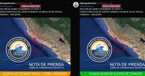 Perú Alerta De Tsunami Se Mantuvo Entre 0048 Y 444 Horas Tras Terremoto En Arequipa Undiario