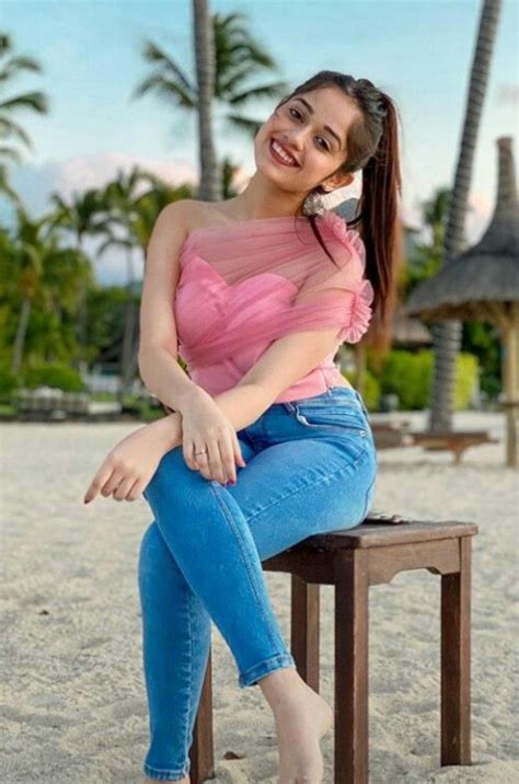 Jannat Zubair Solid Pink Crepe Top