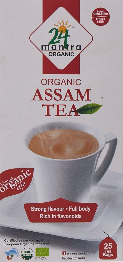 Organic Assam Tea 24 Mantra Brand 25 Infusion Bags 46594 Buy Indian Tea Online