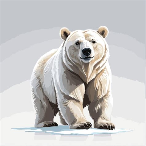 Premium Vector Polar Bear Vector