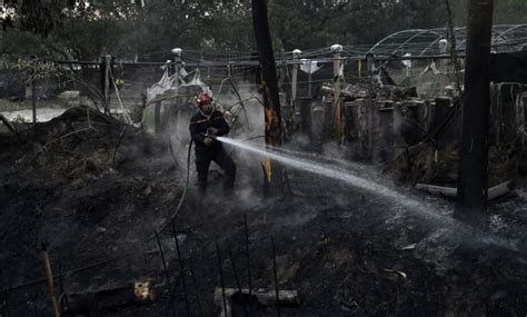 Realizan Nuevas Evacuaciones En Grecia Por Gran Incendia Forestal