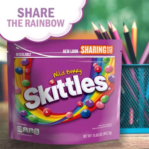 Skittles Wild Berry Chewy Candy Sharing Size Bag Shop Candy At H E B