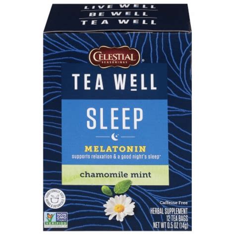 Celestial Seasonings® Tea Well Chamomile Mint Sleep Herbal Supplement ...