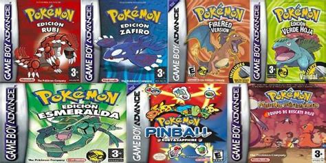 Gameboy Advance Pokemon Games All GBA Pokemon W Boxes