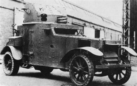 Lautomitrailleuse White Tbc Mle 1915 French Ww I 4x2 Armoured Car