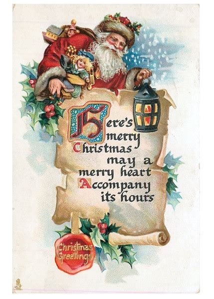 Order Now Vintage Santa Claus Postcard 1912 Christmas Cards From