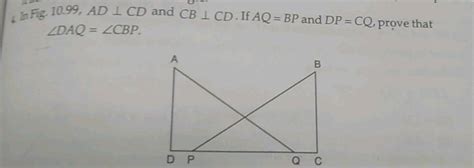 In The Adjoining Figure AB AD And CB CD Prove That ABC ADC