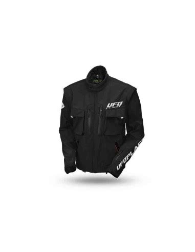 Chaqueta Ufo Enduro Taiga Negra Con Protecciones Talla Cazadora M