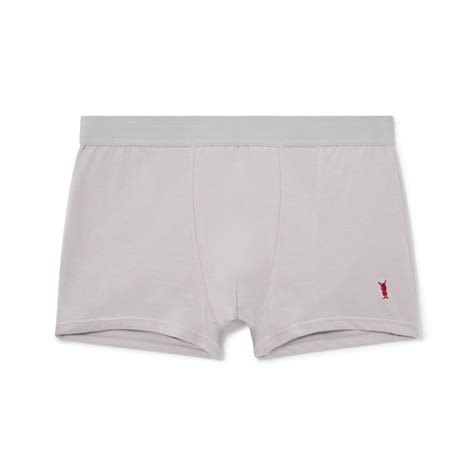 Boxer Briefs For Men 3 Pack Light Grey Cotton Mcrabbit