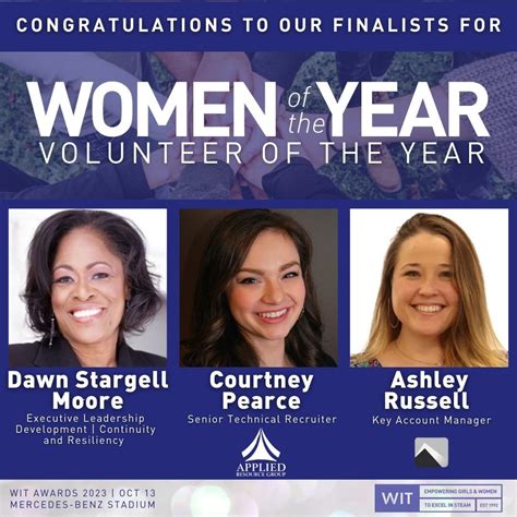 Congratulations to Our Finalists for the 2023 Women of the Year in S.T.E.A.M Awards Gala - Women ...