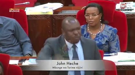 JOHN HECHE Awacharukia CCM Tazama Alichoongea Bungeni YouTube