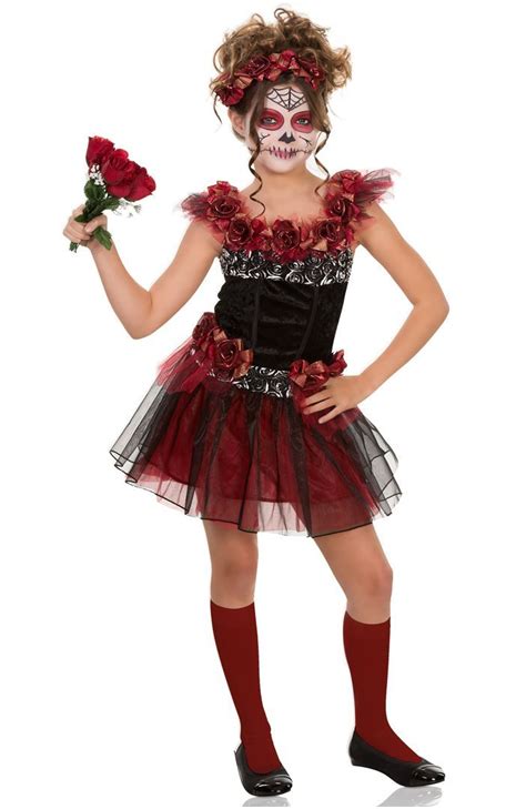 Sugar Skull Girl Costume Halloween Girl Halloween Costumes For Girls