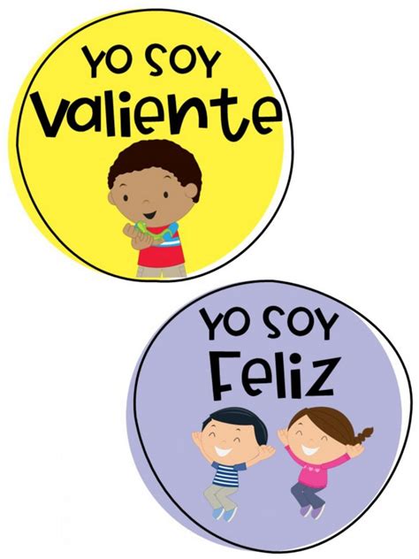 Carteles Motivaciones Yo Soy Yo Estoy Para Infantil