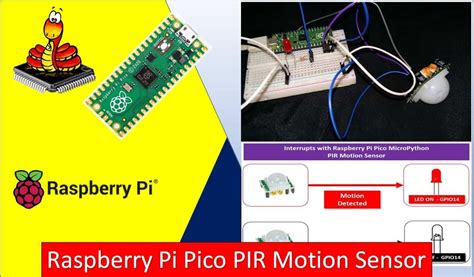 Pir Motion Sensor With Raspberry Pi Pico Using External Interrupts