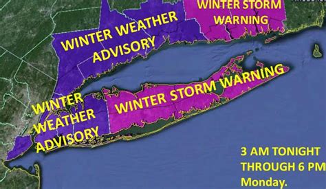 Long Island Snow Storm Forecast to Bring Near-Blizzard Conditions