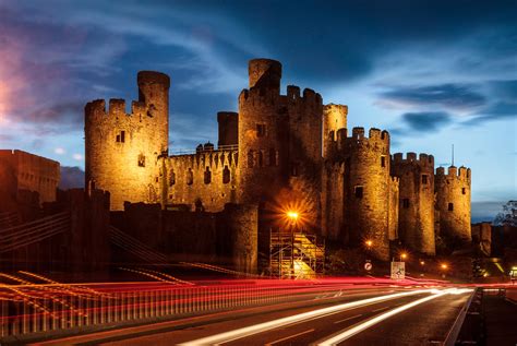 Conwy Castle at Night by TomGreenPhotos on DeviantArt