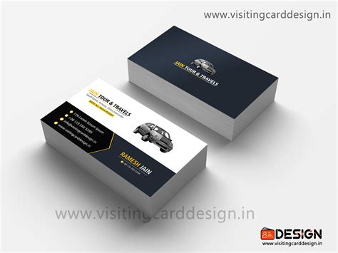 Car Travels Visiting Card Design Cdr Corel Draw By VCDDesign On Dribbble