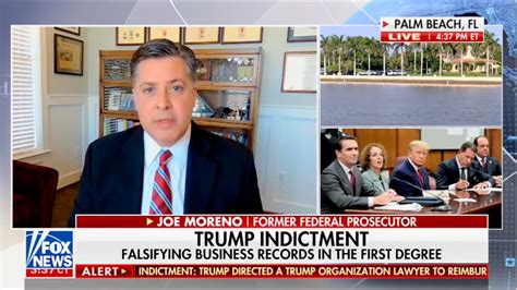 Joseph Moreno Appears On Fox News To Discuss Trump Arraignment Apr