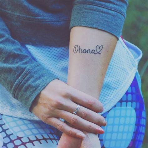 Ohana Tattoo Ein Herrliches Symbol Von Familie Und Freundschaft