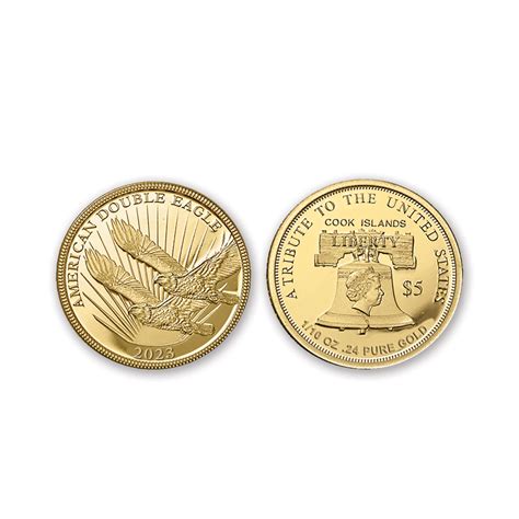 2023 Double Eagle .24 Pure Gold $5 Coin - National Collector's Mint