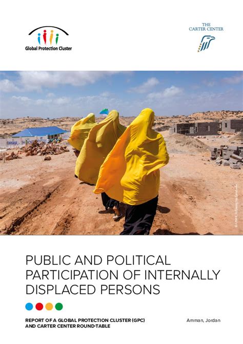 Public And Political Participation Of Internally Displaced Persons