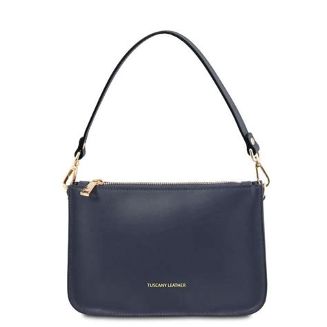 Tuscany Leather Cassandra Sac à main en cuir Bleu foncé TL141870