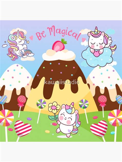 Be Magical Sticker For Sale By Kawaiistudio Redbubble