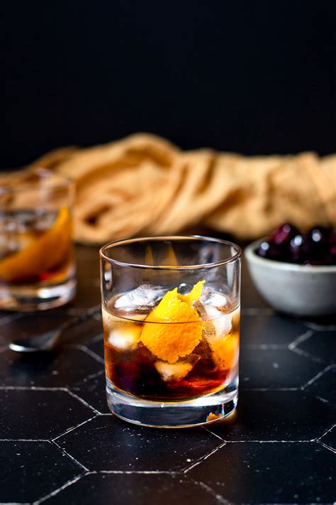 maple  fashioned cocktail recipe  nerd cooks
