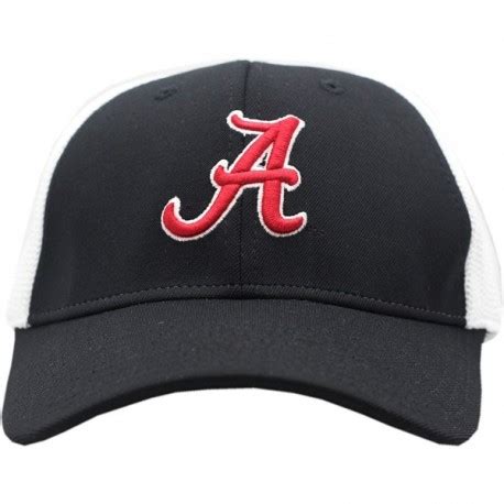 University of Alabama Crimson Tide 2-Tone Mesh Fitted Cap - CD11N2A97QT