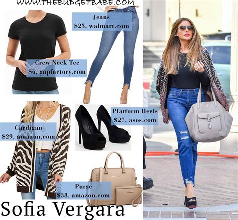 Sofia Vergara - The Budget Babe | Affordable Fashion & Style Blog