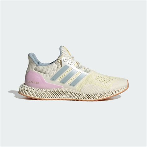 Adidas Ultra 4d Running Shoes White Unisex Running Adidas Us